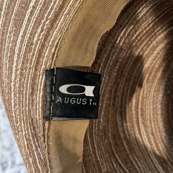 August Accessories Straw Sun Hat - Picture 4 of 6